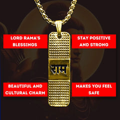 24K Gold Plated Ram Naam Necklace