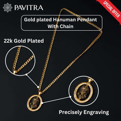 Hanuman & Gada Pendant - Pavitra