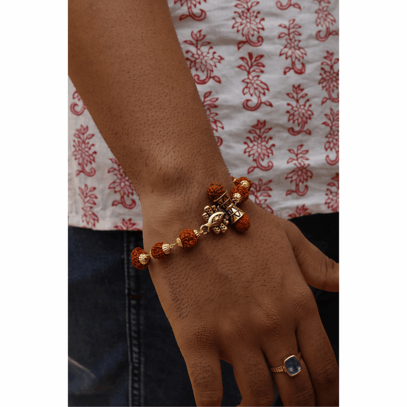 Rudraksh Damru Eye Bracelet - Pavitra