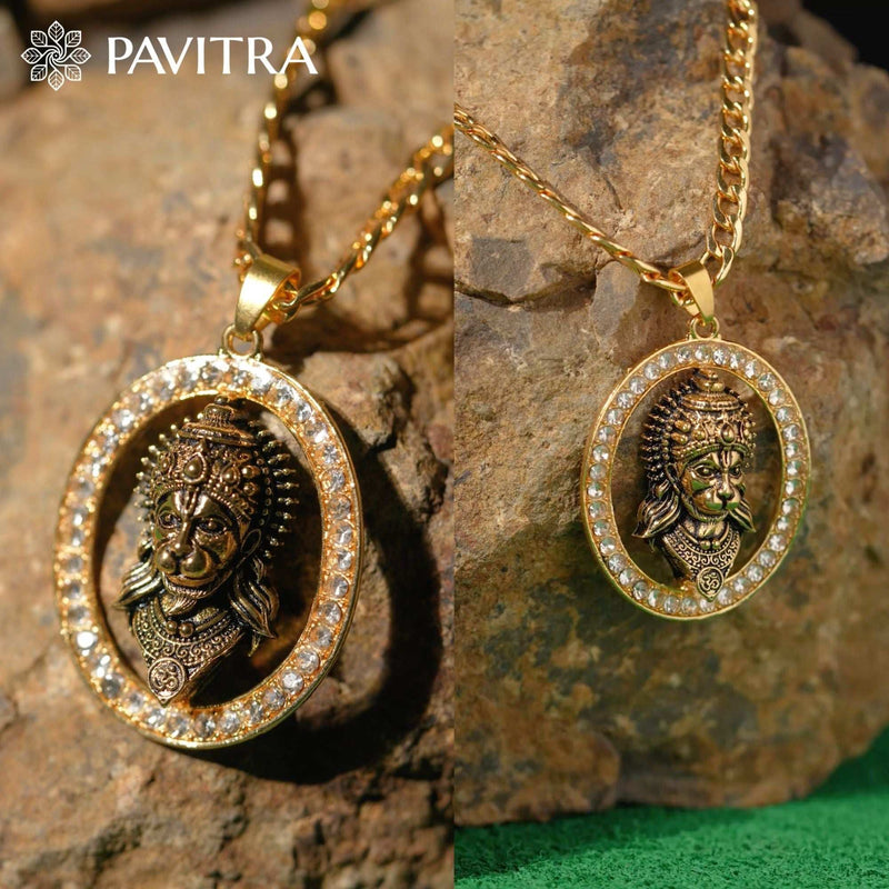 Hanuman & Gada Pendant - Pavitra