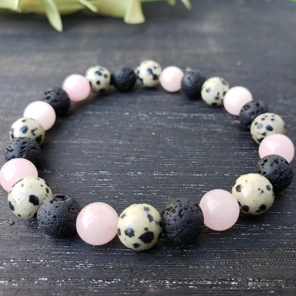 Anti-Depression Bracelet - Natural Stone Energy for Upliftment & Emotional Healing