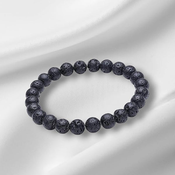 Lava Stone Bracelet for Grounding & Energy Balance
