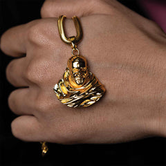 Neem Karoli Baba Silver Plated Pendant