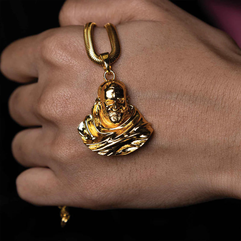 Neem Karoli Baba Silver Plated Pendant