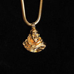 Neem Karoli Baba Silver Plated Pendant