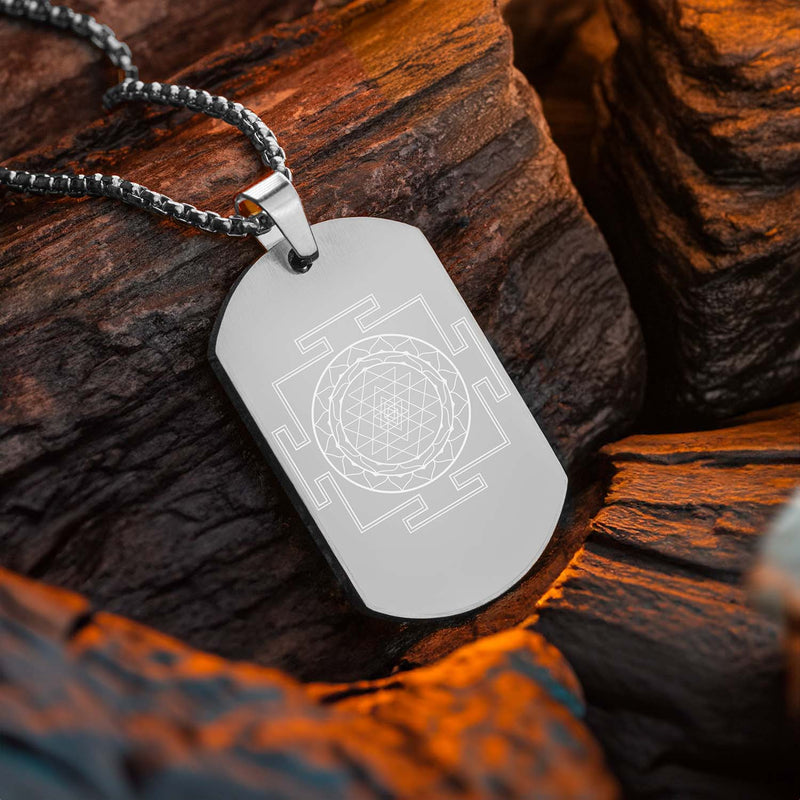 spritual necklace closeup